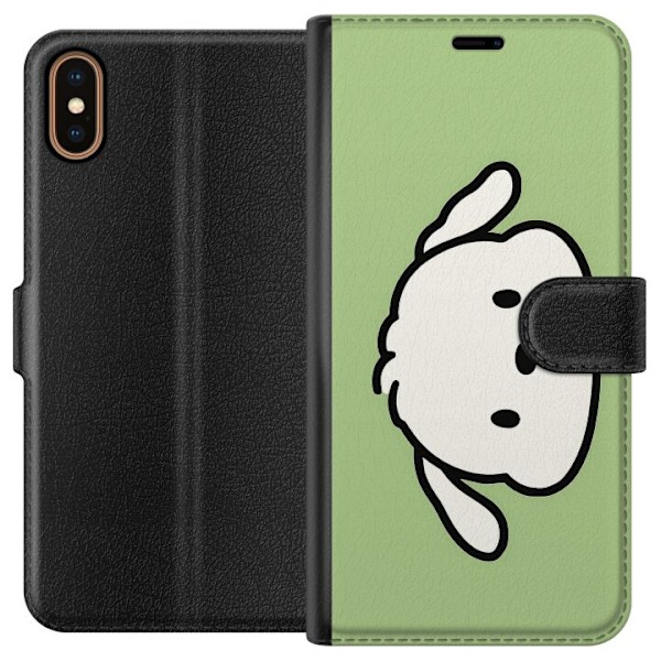 Apple iPhone XS Lommeboketui Snoopy Flip