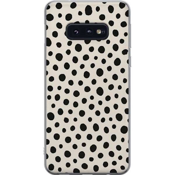 Samsung Galaxy S10e Genomskinligt Skal Dot Dance