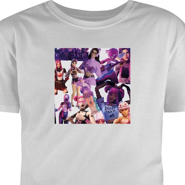 T-shirt til Voksen | Klassisk Voksen T-shirt Fortnite grå L