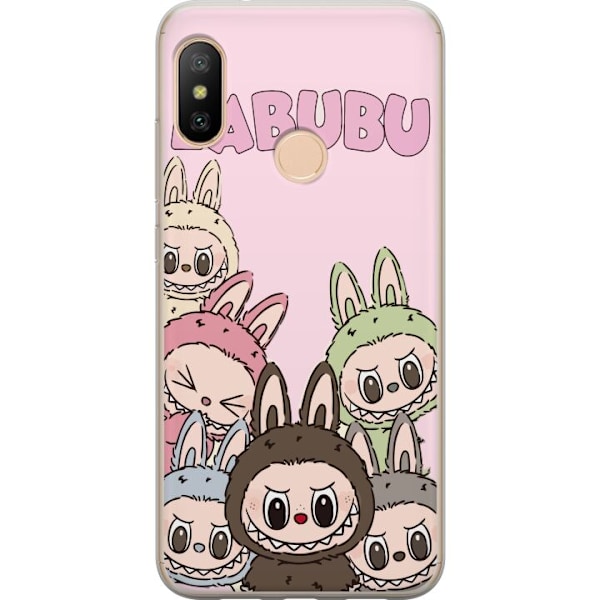 Xiaomi Redmi 6 Pro Läpinäkyvä kuori Labubu Classics