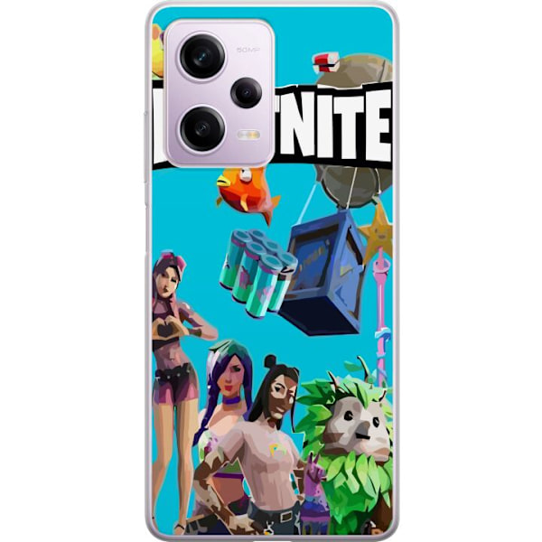 Xiaomi Redmi Note 12 Pro Läpinäkyvä kuori Fortnite