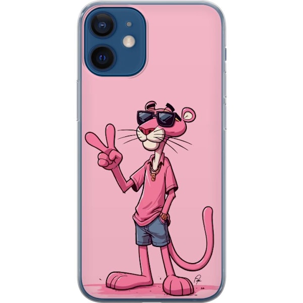 Apple iPhone 12  Gjennomsiktig deksel Pink Panter Peace