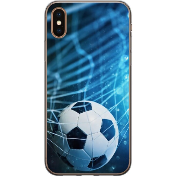 Apple iPhone XS Max Cover / Mobilcover - Fodbold