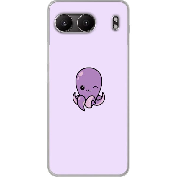 OnePlus Nord 4 Gjennomsiktig deksel Purple Octopus