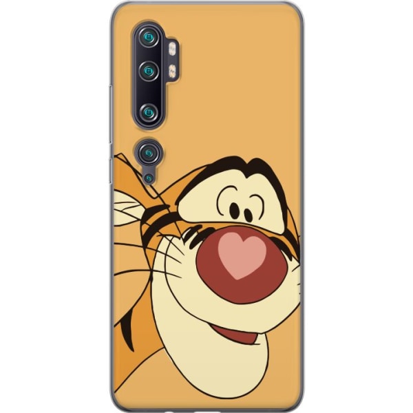 Xiaomi Mi Note 10 Pro Gennemsigtig cover Tiger