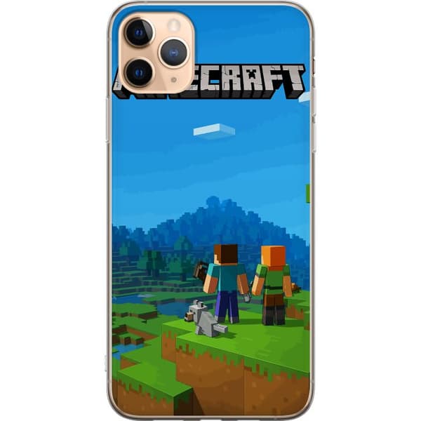 Kompatibelt Mobildeksel til Apple iPhone 11 Pro Max Minecraft Key Art