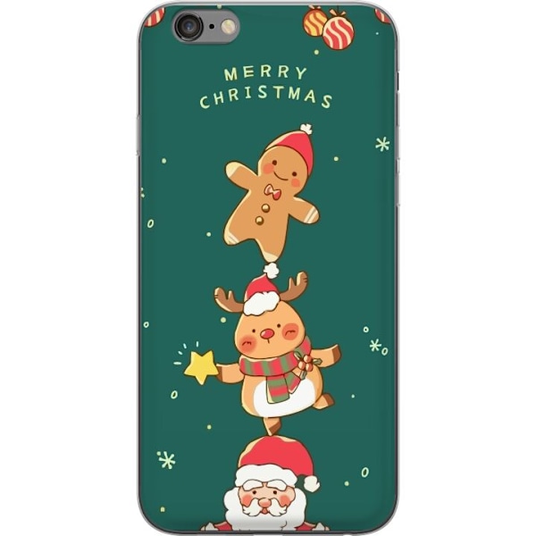 Apple iPhone 6s Plus Läpinäkyvä kuori Hyvää Joulua