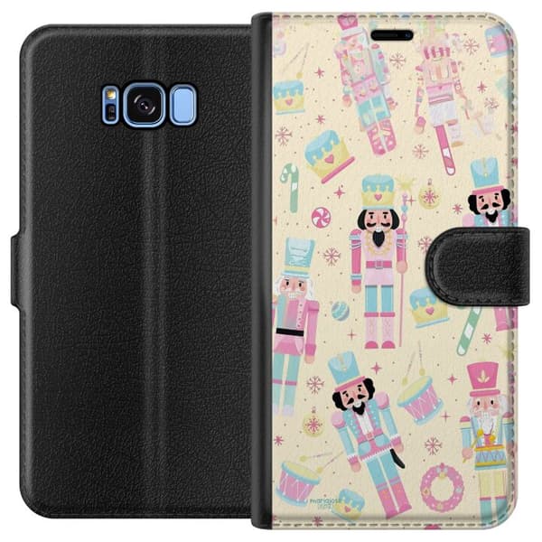 Kompatibel Tegnebogsetui til Samsung Galaxy S8 Jul pink