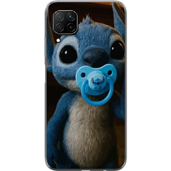 Huawei P40 lite Läpinäkyvä kuori Stitch & Napp - vauvateema söpöllä hahmolla