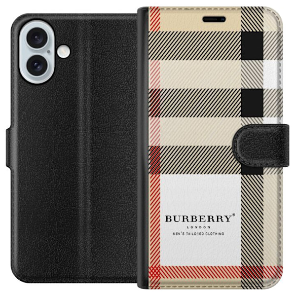 Apple iPhone 16 Plus Lompakkokotelo Burberry