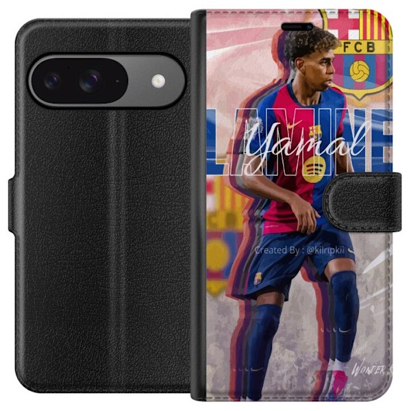 Google Pixel 9 Tegnebogsetui Lamine Yamal FCB