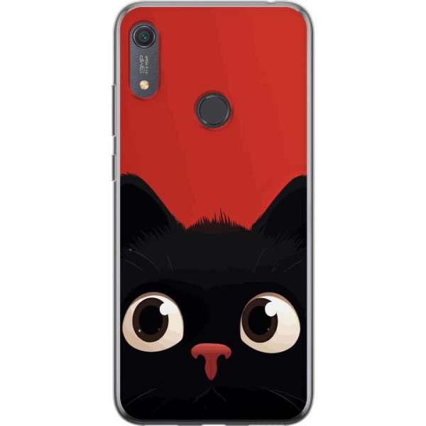 Huawei Y6s (2019) Gjennomsiktig deksel Leken Katt