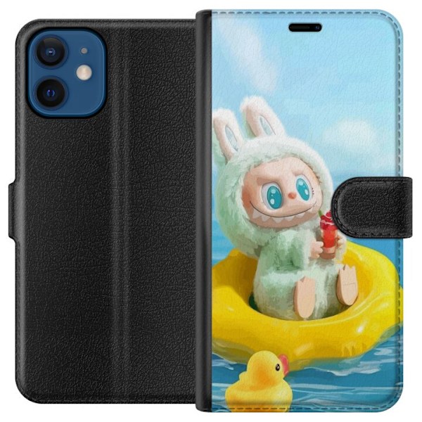 Apple iPhone 12 mini Lommeboketui Labubu Stripe Attack - Strip