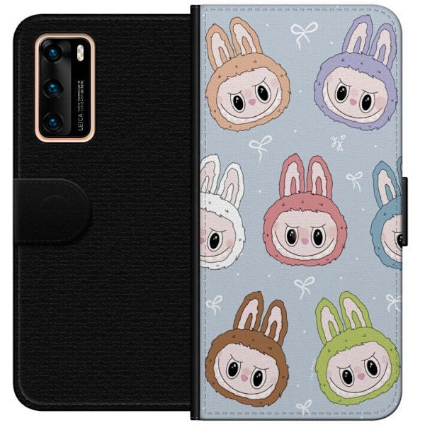 Huawei P40 Plånboksfodral Labubu Star Pattern – Stjärnmön