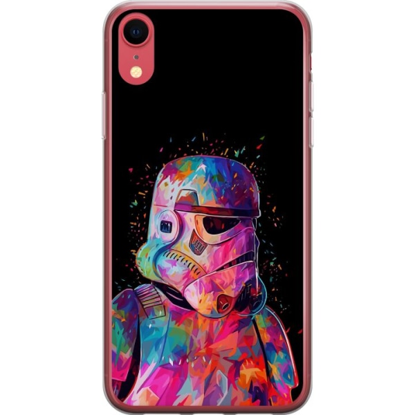 Apple iPhone XR Genomskinligt Skal Star Wars Stormtrooper