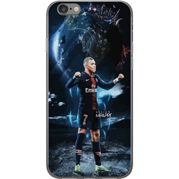 Apple iPhone 6 Läpinäkyvä kuori Kylian Mbappé