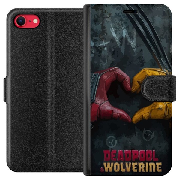 Apple iPhone 16e Tegnebogsetui Wolverine Deadpool