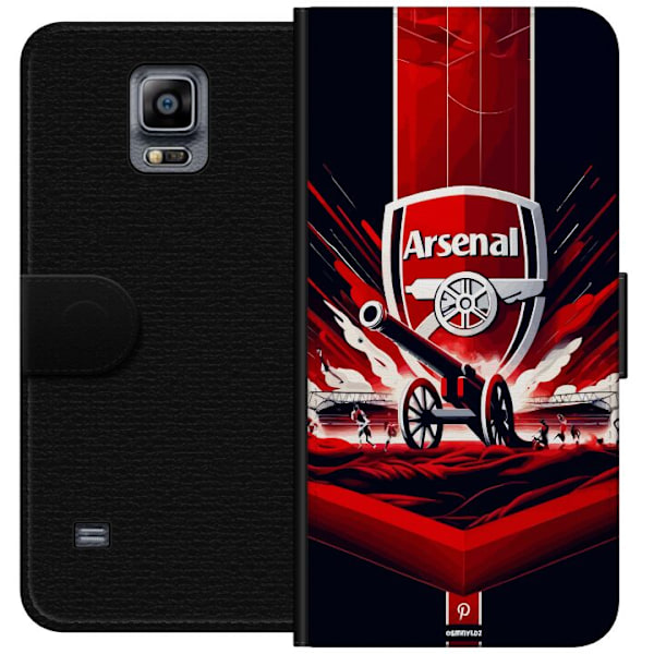 Samsung Galaxy Note 4 Lompakkokotelo Arsenal