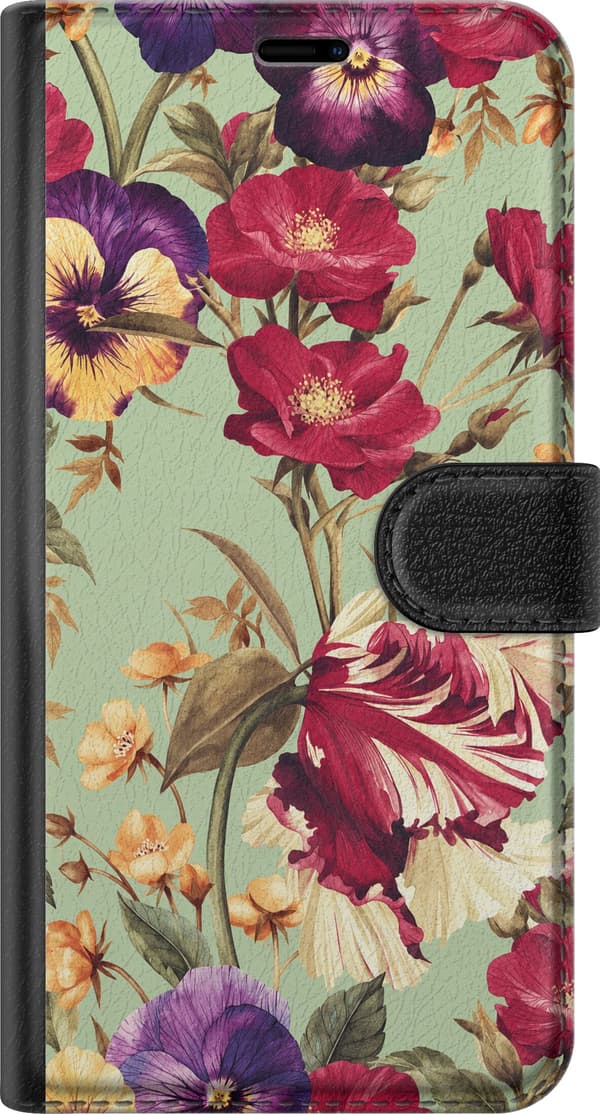 Kompatibelt Plånboksfodral till Huawei P20 Pro Grön blomsterdröm grön