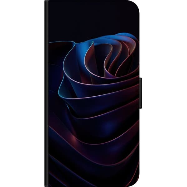 Kompatibelt Plånboksfodral till Samsung Galaxy A03s Neon Flow svart