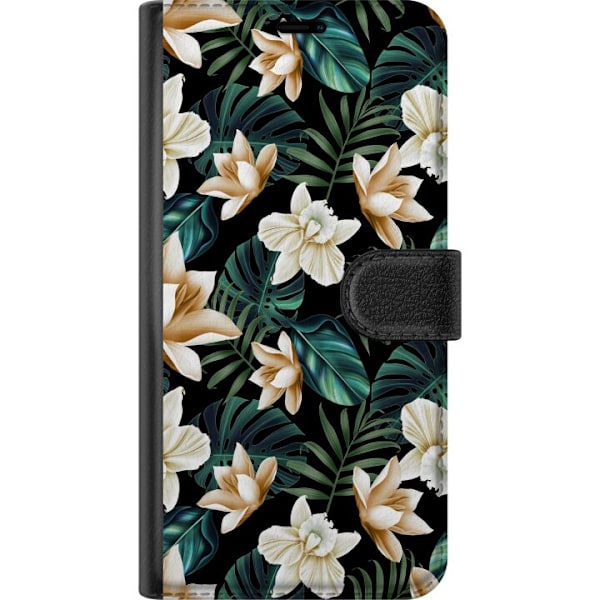 Motorola Moto G34 Tegnebogsetui Blomster