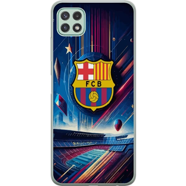 Samsung Galaxy A22 5G Gennemsigtig cover FC Barcelona