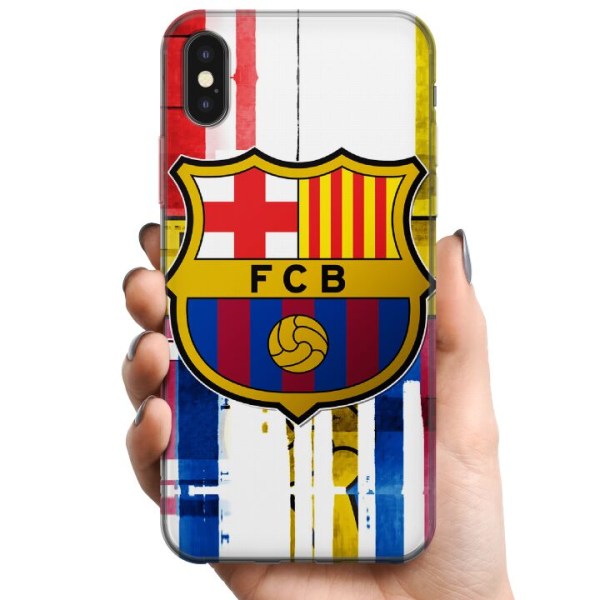 Apple iPhone X TPU Matkapuhelimen kuori FC Barcelona