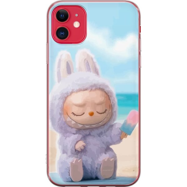 Apple iPhone 11 Läpinäkyvä kuori Labubu Vaaleanpunainen Tun