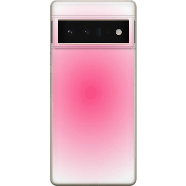 Google Pixel 6 Pro Genomskinligt Skal Rosa Moln