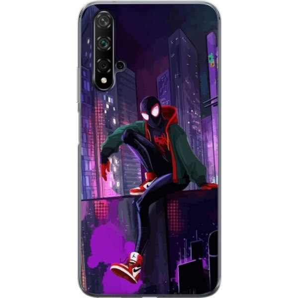 Huawei nova 5T Gennemsigtig cover Fortnite - Spider-Man