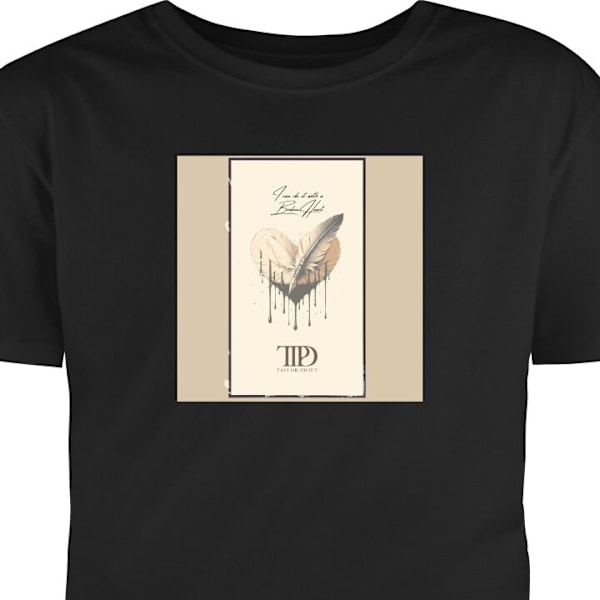 T-shirt til Voksen | Klassisk Voksen T-shirt Taylor Swift sort M