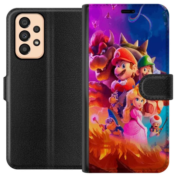 Kompatibelt Plånboksfodral till Samsung Galaxy A33 5G Super Mario Bros