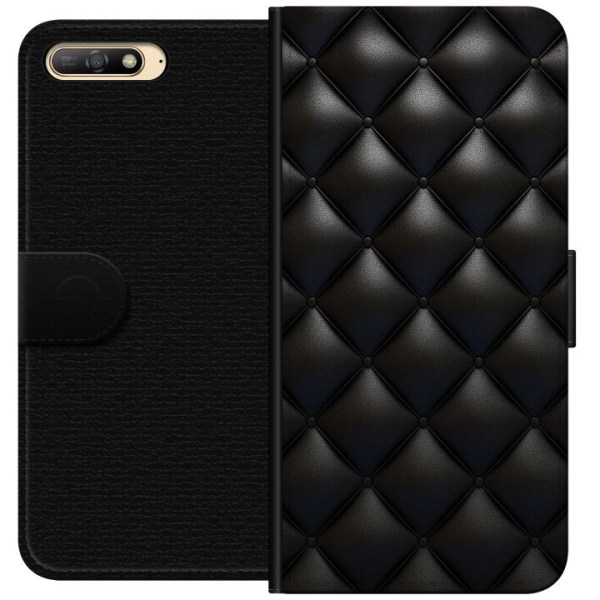Huawei Y6 (2018) Plånboksfodral Leather Black