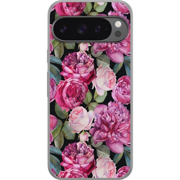 Google Pixel 9 Pro XL Gennemsigtig cover Blomster