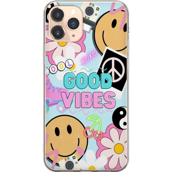 Kompatibelt Mobilskal till Apple iPhone 11 Pro Good Vibes