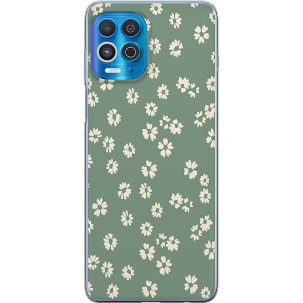 Motorola Edge S Genomskinligt Skal Blomsterdröm – färgglatt blommönster