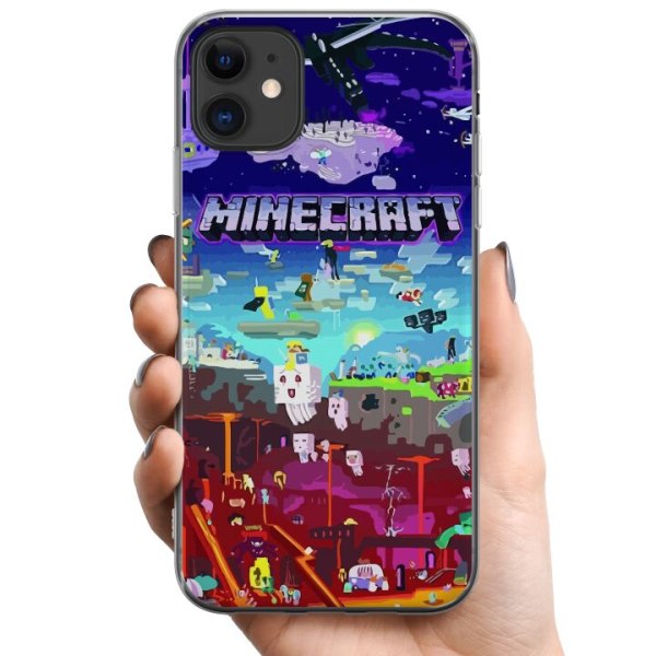 Apple iPhone 11 TPU Mobildeksel Minecraft