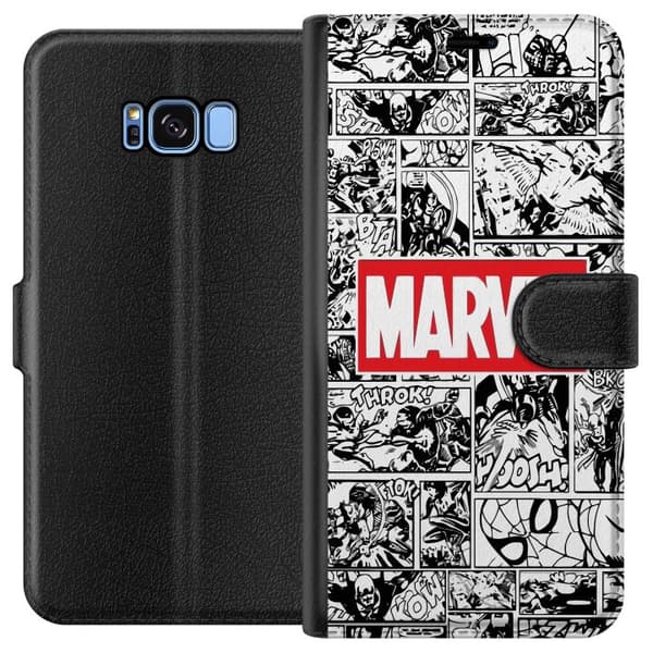 Kompatibelt Plånboksfodral till Samsung Galaxy S8 Marvel