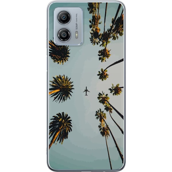 Motorola Moto G53 Genomskinligt Skal Sommar, flygplan