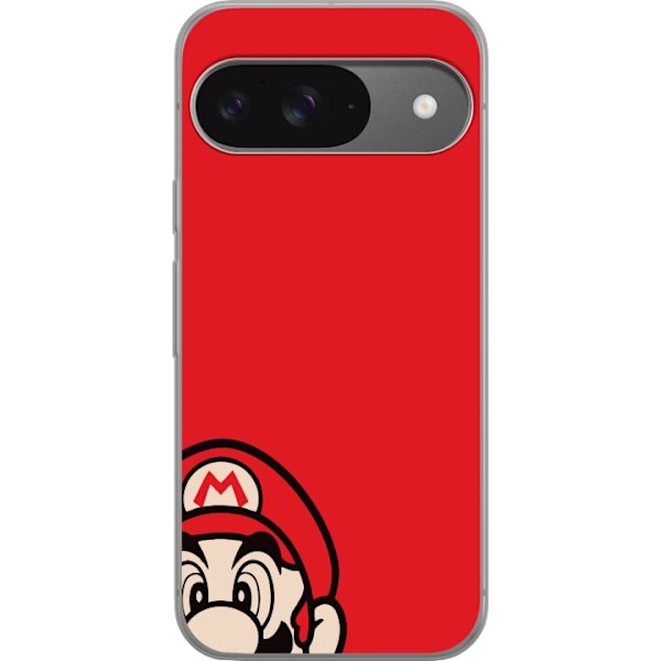 Google Pixel 9 Läpinäkyvä kuori Super Mario