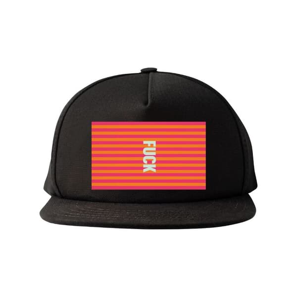 Snapback-lippalakki musta one size