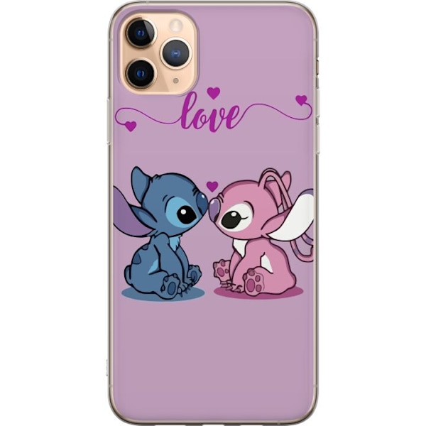 Apple iPhone 11 Pro Max Läpinäkyvä kuori Lilo & Stitch – Angel Edition