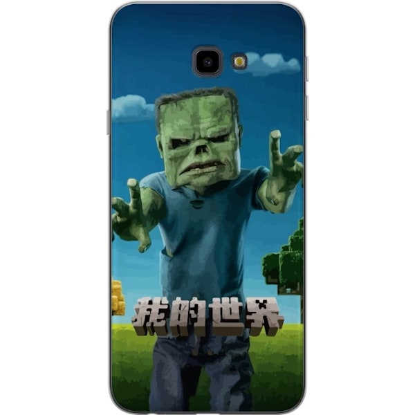 Samsung Galaxy J4+ Genomskinligt Skal A Minecraft Movie