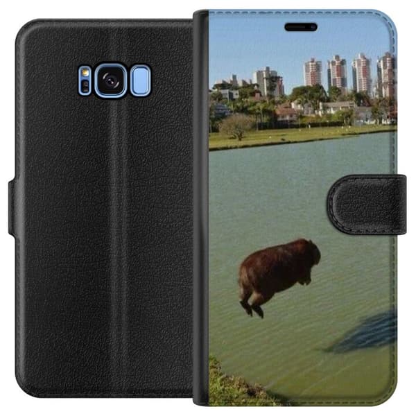 Kompatibelt Plånboksfodral till Samsung Galaxy S8 Capybara