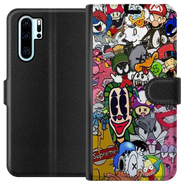 Kompatibelt Lommeboketui til Huawei P30 Pro Fortnite