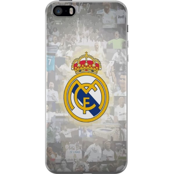 Apple iPhone 5s Genomskinligt Skal Real Madrid