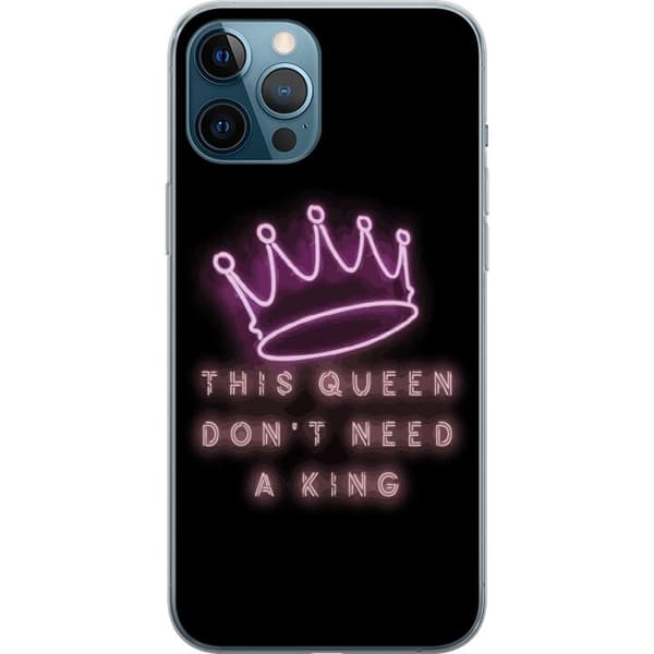 Kompatibelt Mobilskal till Apple iPhone 12 Pro Max This Queen Don’t Need a King Feminist