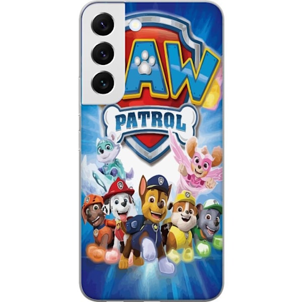 Samsung Galaxy S22+ 5G Genomskinligt Skal Paw Patrol