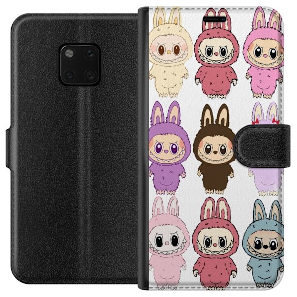 Huawei Mate 20 Pro Lommeboketui Labubu Pink Monster - Popkunst