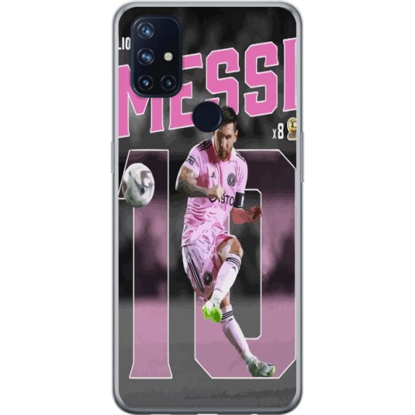 OnePlus Nord N10 5G Gennemsigtig cover Lionel Messi